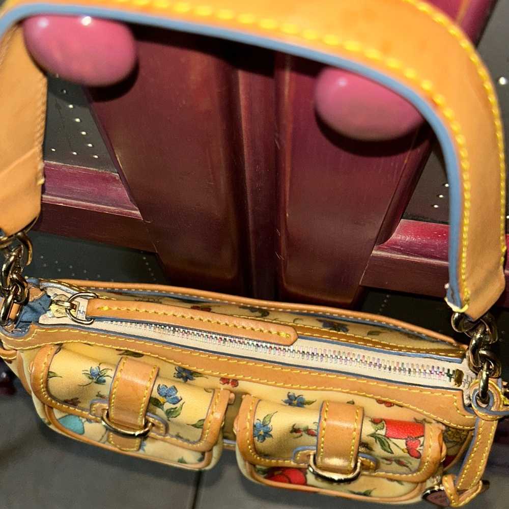 Dooney & Bourke Rainbow Zipper Bag RARE - Picture 7 of 14